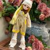 1 Set Long Hair 30cm Bjd Doll with Clothes Attractive Eyes Princess Makeup Ball Joint Doll  Toddler