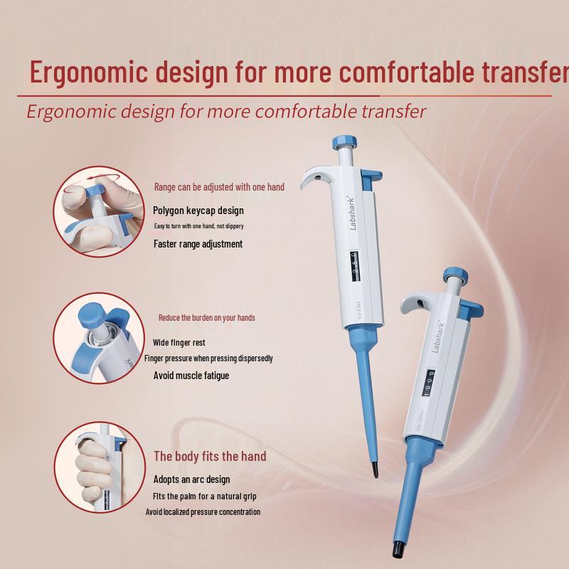 LABSHARK Manual Adjustable Volume Micropipette