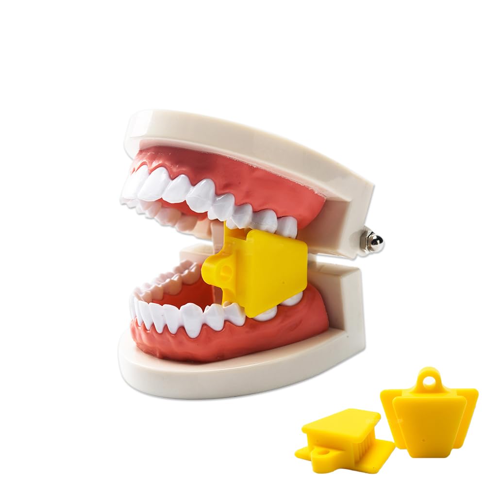 Dental Silicone Bite Blocks 2PCS Autoclave Mouth Props Bite Block for Adults and Kids (Small)