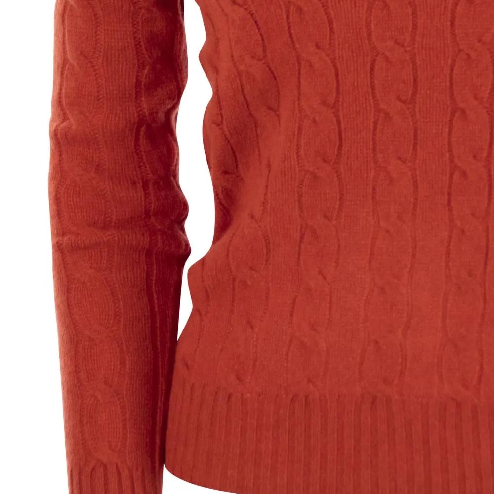 Polo Ralph Lauren Logo Embroidered Crew Neck Sweater Women sweater 211910421-007