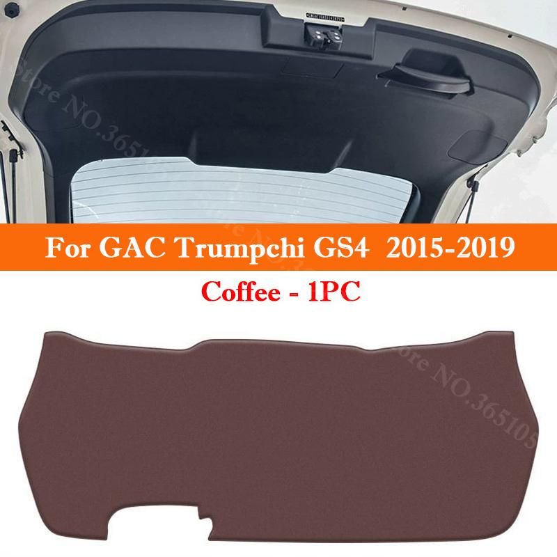 For GAC Trumpchi GS4 Plus Max Car Liftgate Protection Mat Rear Trunk Protection Cover Interior Anti-kick Leather Decoration Pad
