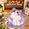 Soft Bathroom Carpet Crystal Velvet Entryway Floor Mat Creative Bedside Door Mat  Home Decor