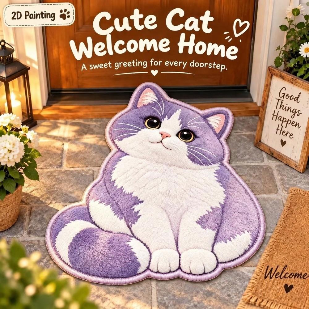 Soft Bathroom Carpet Crystal Velvet Entryway Floor Mat Creative Bedside Door Mat Home Decor