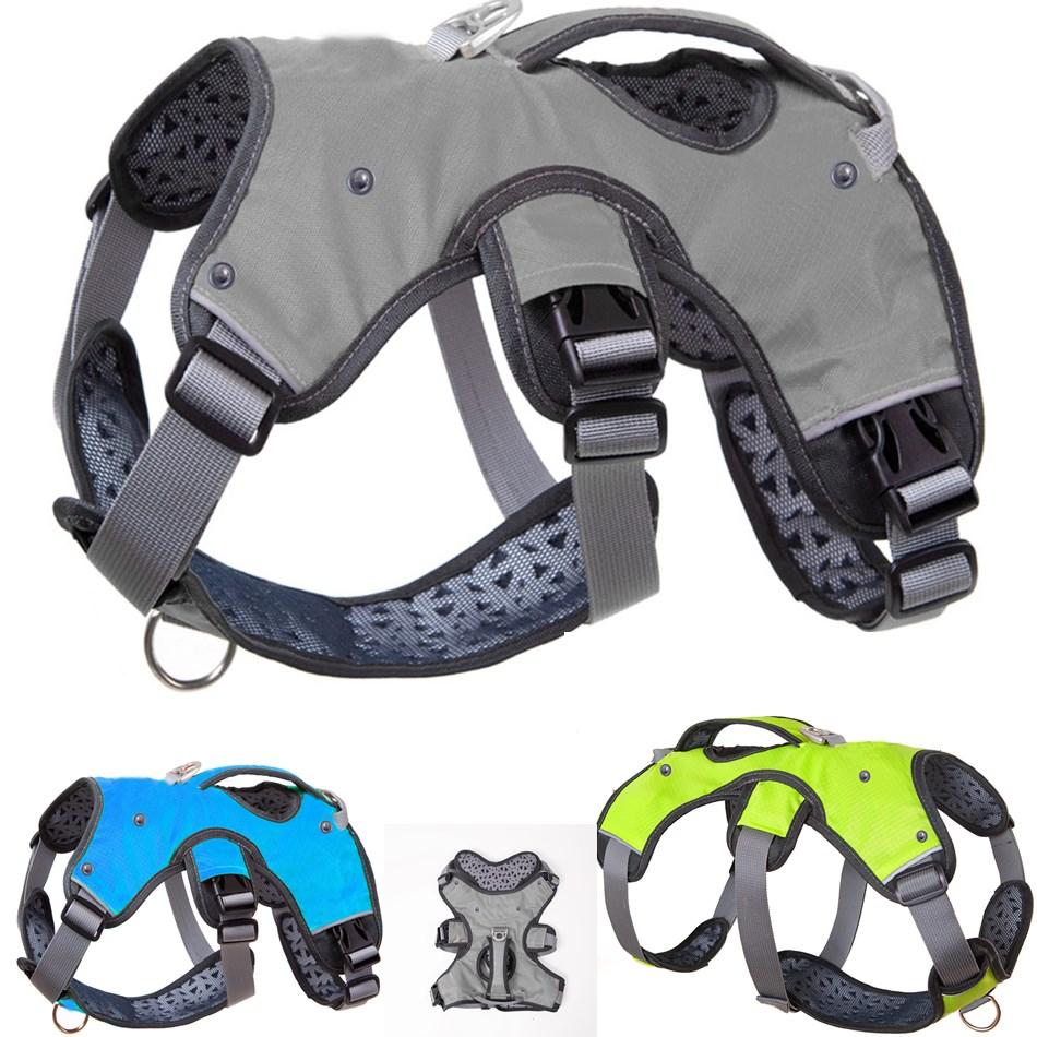 Ham puternic pentru câini pentru animale de companie, guler reflectorizant, pentru câini, vestă, animale de companie, câine de serviciu, reglabil, moale, german, pentru magazinul de animale de companie, S-XL