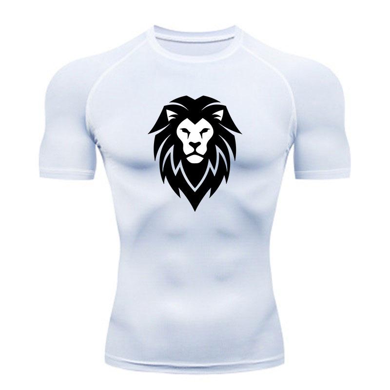 Men's Compression Fitness Sports T-Shirt, Breathable Quick D