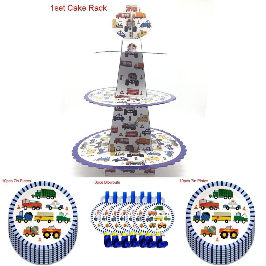 Engineering Car Party Tableware For Fun-filled Birthday Parties**
