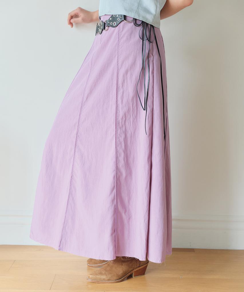 Hombadittingjeu Classic Panel Midi Skirt (Dusty Lilac)