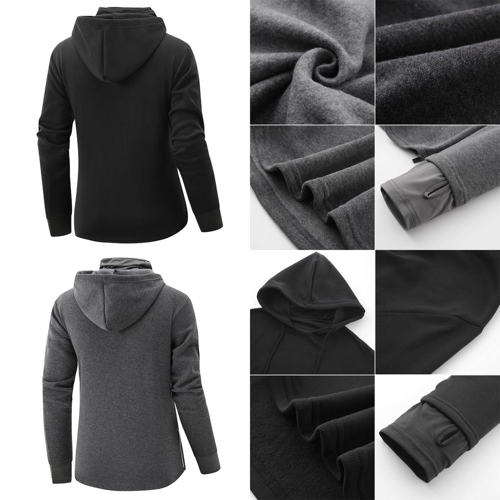 Comfortable Men's Drawstring Pullover Hoodie Sweater With Moisture Wicking