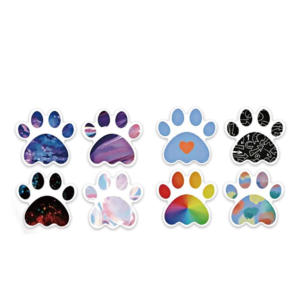 50-500pcs 2.5cm/1inch Pet Stickers Self-adhesive Dog Claw Animals Sticker Decoration Gift Box Sticker Label Stationery