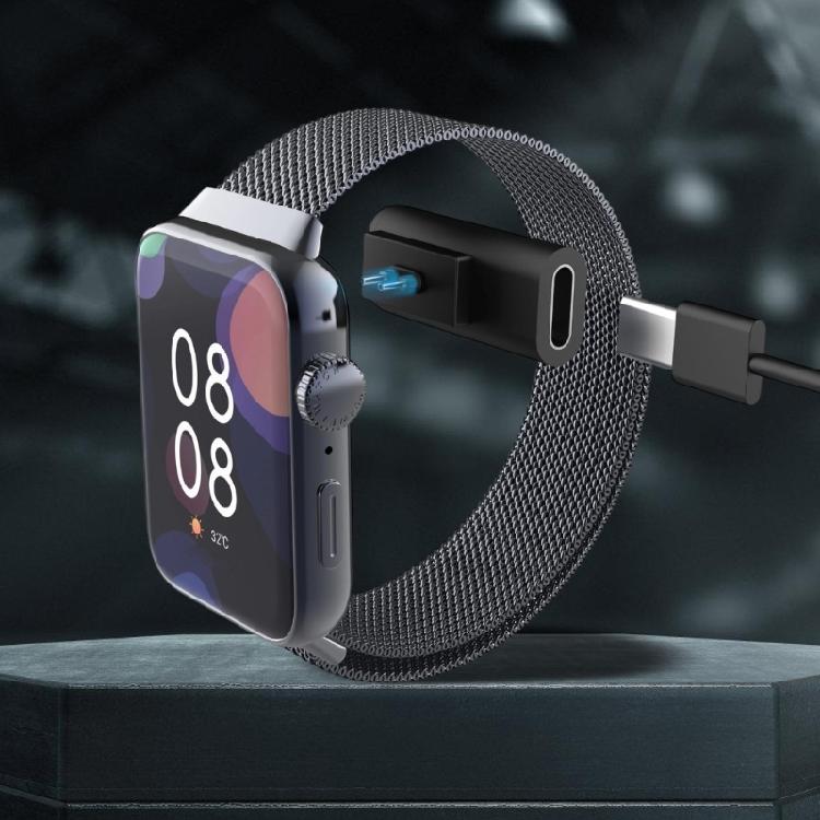 Fast Speed Type C Charging Adapter With Magnetic Alignment For Activity Trackers Includes Detachable Security Lanyard