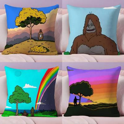 Quirky The Big Lez Show Pillow Case Pillowcase Ultra Soft Skin Friendly Fabric Cloud Like Comfort & Concealed Zipper
