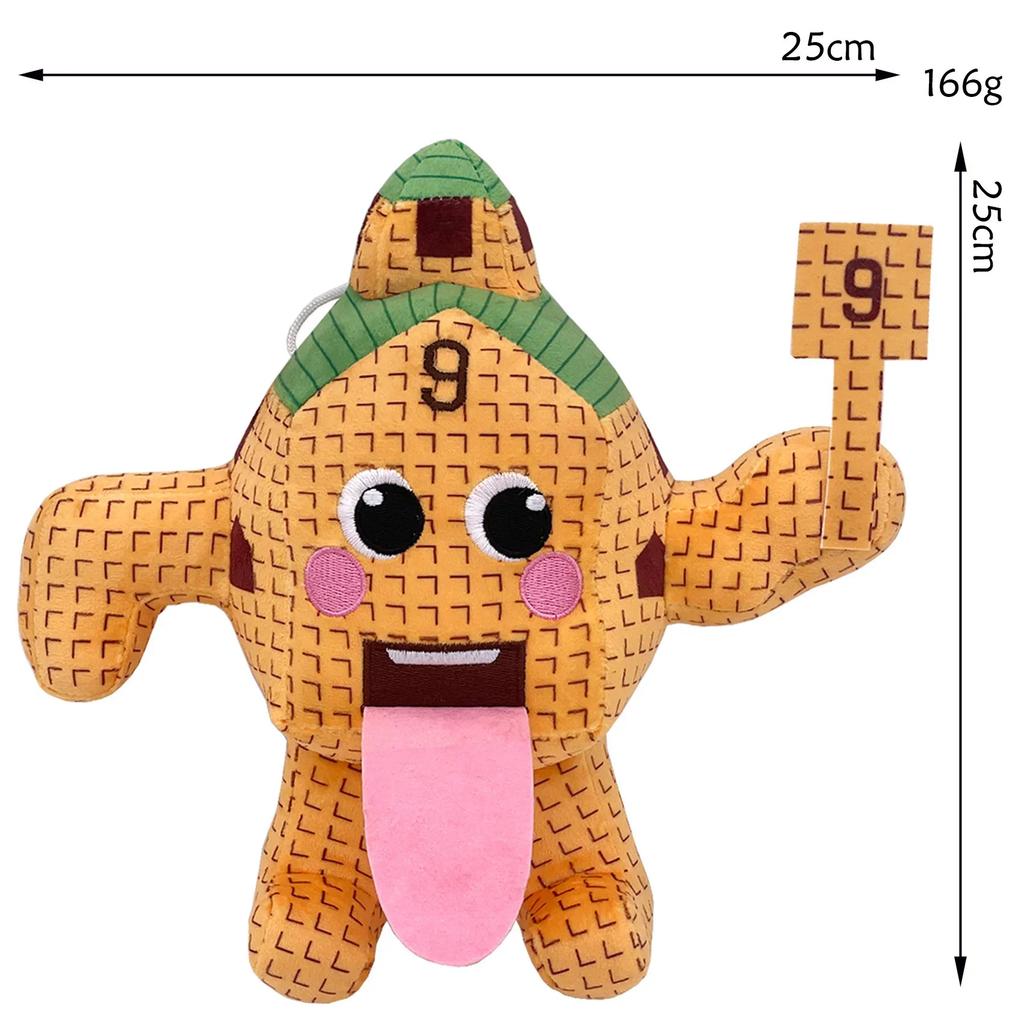 Xmas 67 Steal A Brainrot House No. 9 Plush Cute Esok Sekolah Jandel Plushie Doll Game Surrounding Toys For Kids Birthday Gift