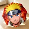 Naruto Fire 8 Ribs 3Fold Black Glue Uv Protection Umbrella Sun Protection Rainproof Compact Folding Umbrella For Travel Daily Use C924754