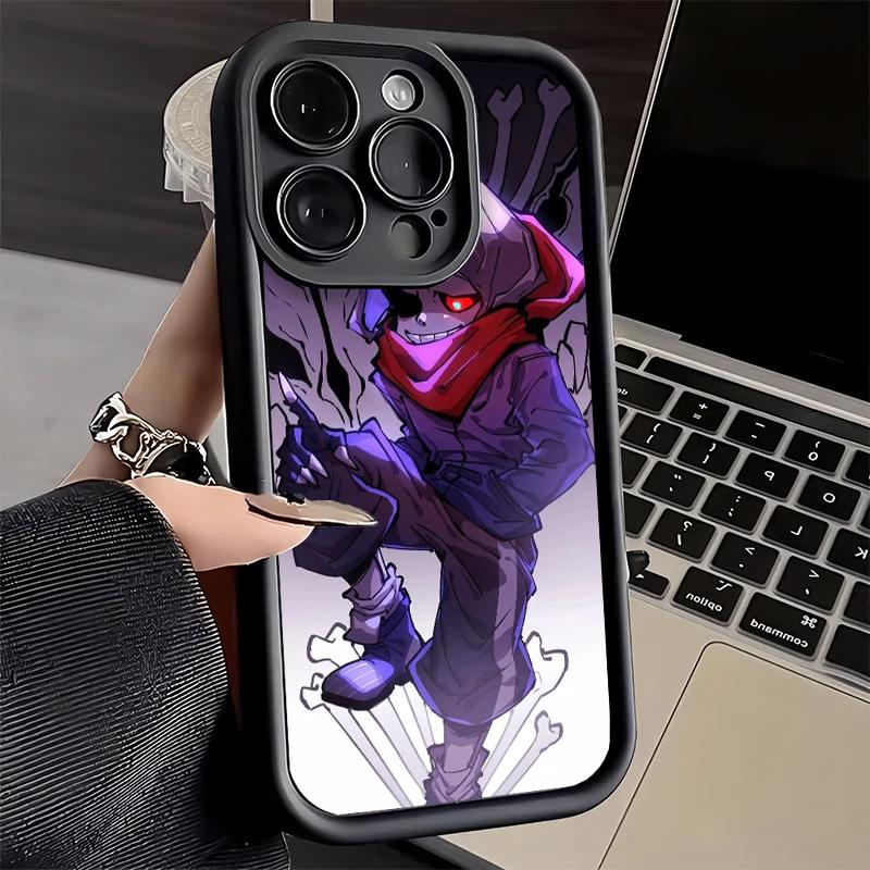 

Phone Case for iPhone 17 Air 16E 15 16 Pro Max U-Undertale S-Sans Cover 14 Plus 13 12 Mini Soft Shell Silicone Fundas iPhone 14