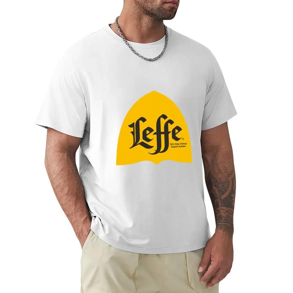 Leffe birra belga Maglietta top asciugatura rapida moda coreana Uomo maglietta in cotone