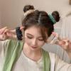 Colored Dot Soft Velvet Headband High Elastic Hair Scrunchie  Women Girl Hair Accessory