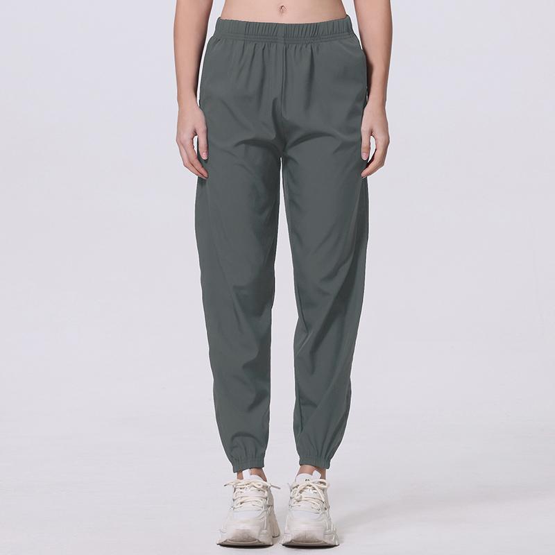 Spring and Summer Thin Ladies Quick-drying Sports Casual Pants Mesh Breathable Nine Pants Teenagers Running Harem Pants