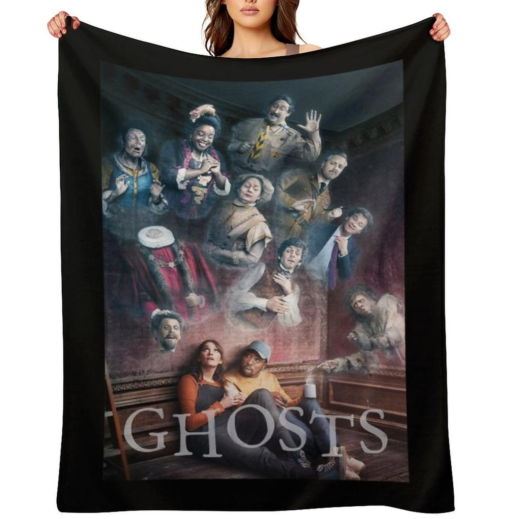 Ghosts BBC TV show series Classic . Throw Blanket Single blankets and throws Sofa Hairys Blankets