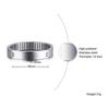 Men Women Personalize Engrave Name Image Stretch Bracelet with Elastic Stainless Steel Band Custom Bangles Unisex Jewelry