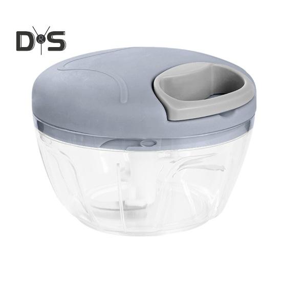 500/900ml Mini Garlic Chopper Clear Useful Spices Meat Garlic Chopper