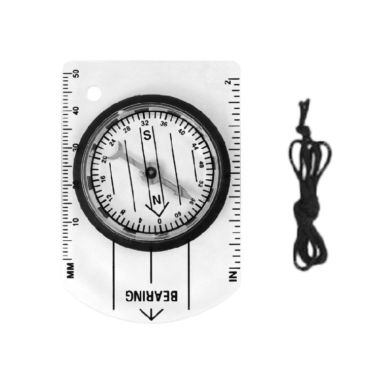 Orienteering Compasses Survival Navigation Compasses Camping Multifunctional Compasses Ruler for Map Reading Backpacking