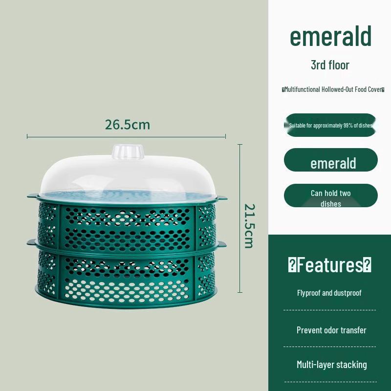 Multifunktionale mehrlagige Lebensmittelabdeckung mit Fliegen- und Insektenschutz