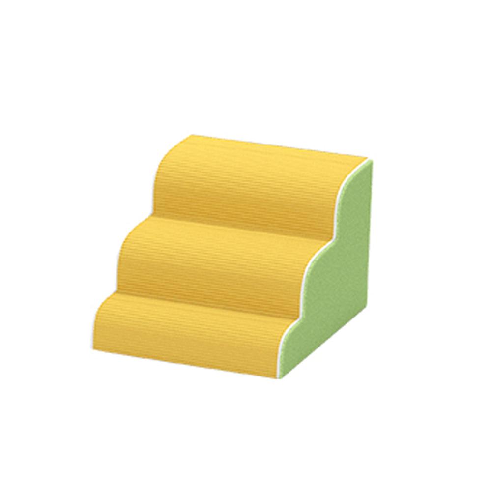 

Лестница для домашних животных для маленьких собак и кошек, Нескользящие моющиеся ступени со съемным чехлом, Легкая лестница для домашних животных для кровати, дивана 3 levels