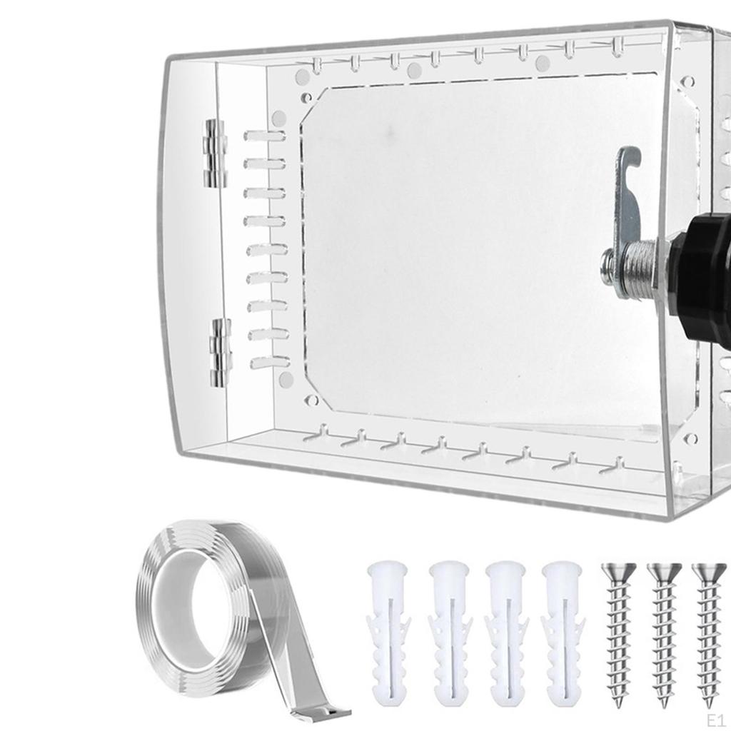 Thermostat Lock Box Clear Reliable Premium Cover Protective Case for Home School