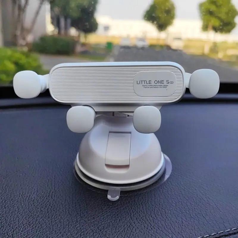 Suporte de Carro com Ventosa Desenho Animado para Celular: Enfeite Fofo para Painel