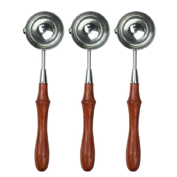 3 Pcs/Set Wax Sealing Melting Spoon Wax Seal Spoon Sealing Stamp Melting Spoon for Wax Seal Stamp Envelope