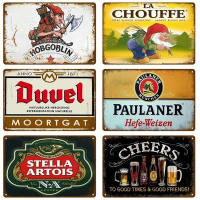 Tin Sign Home Decor Rum Brand Vintage Cold Beer Drink Wine Metal Sign Funny Poster For Bar Pub Club Man Cave Wall Decoration Art