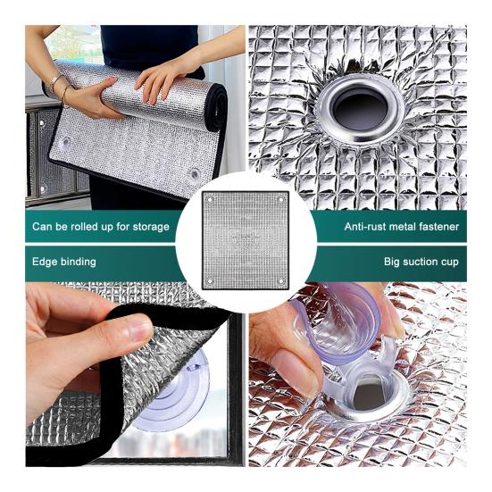 Heat Insulation Window Film Aluminum Foil Reflective Privacy Screen UV