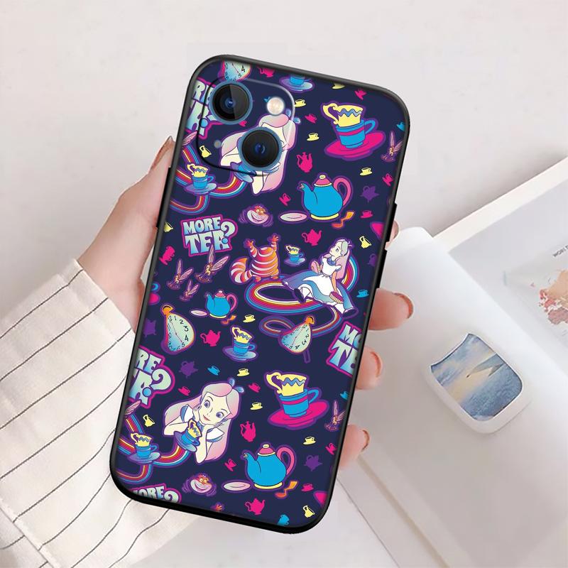 Alice in Wonderland Cat Princess New High-End Shell Phone Case for OPPO A3 Pro A72 A74 A76 A77 A77S A78 A79 A94 A95 A18 A40M A58