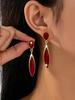 A Pair of Fashionable Water Drop Oil Drop Casual and Elegant Stylish Versatile Women's Earrings