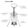 Zinc Alloy Stainless Steel Multi-functional Wine Bottle Opener