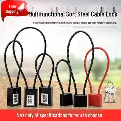 Steel Cable Combination Padlock: Anti-Theft Lock for Cabinets & Files