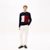 Tommy Hilfiger Color Block Loose Fit Pullover Sweater Unisex Sweater Multicolor MW0MW41322