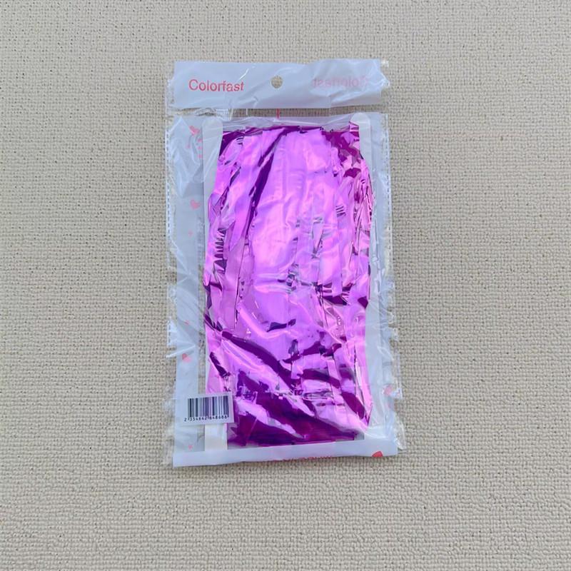 Children's First Birthday Laser Rain Curtain Tassel Balloons Decoration Set