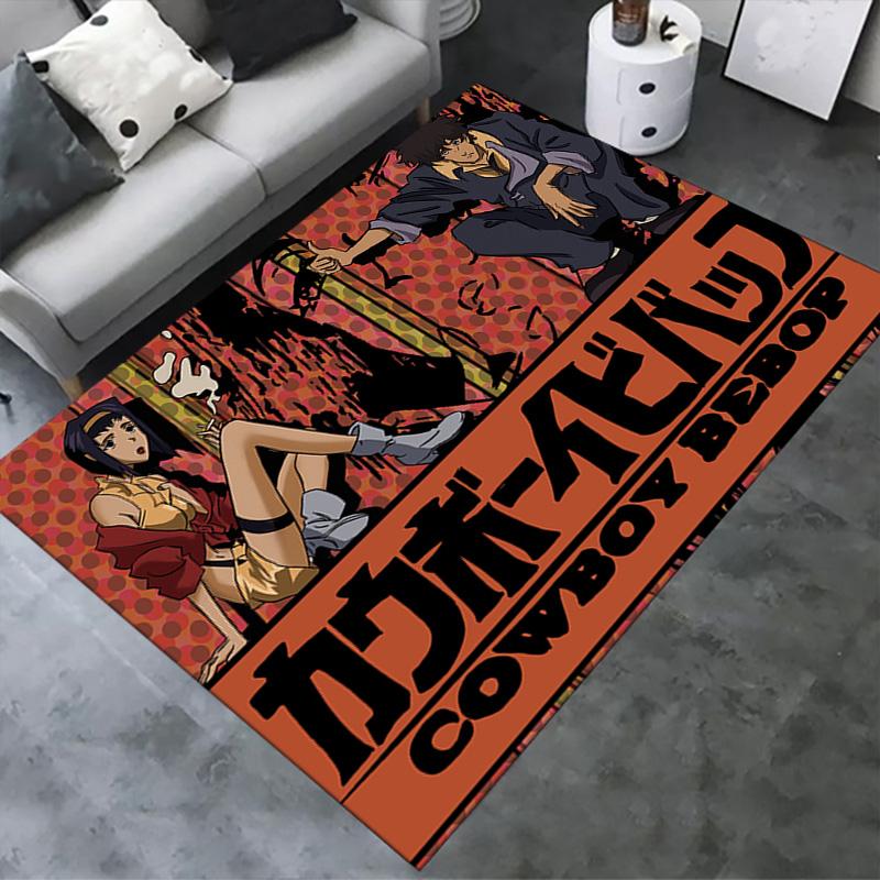 CowboyBebop Carpet Rug for Living Room Bedroom Home Sofa Decoration,Kids play Non-slip Floor Mat