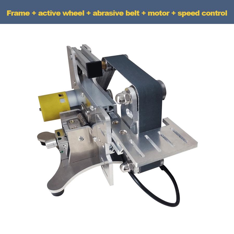 

Multi-Functional Mini Belt Sander 533x30mm DIY Polishing Sanding Machine Benchtop Home Electric Sanding Cloth Rack Tools