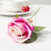5PCS Silk Luxury Rose Artificial Flower Rose Long Branch Wedding Bridal Decor Fake Valentine's Day Christmas Home Decoration