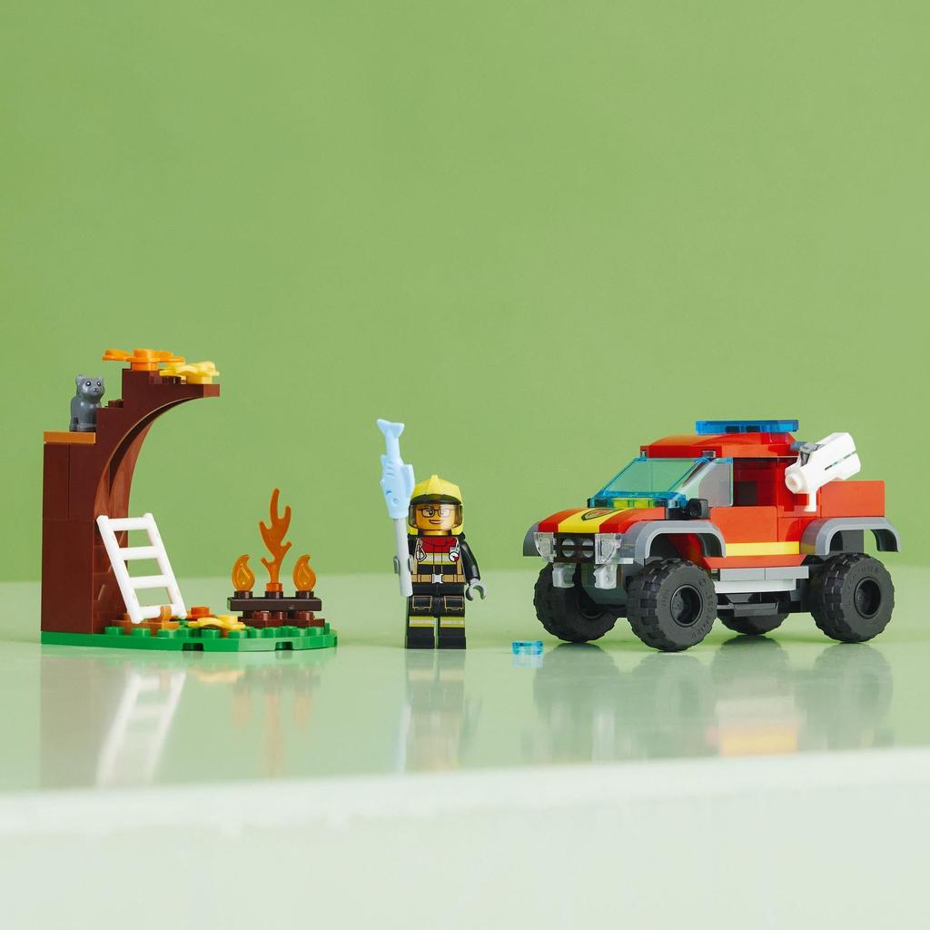 LEGO City Off-Road Fire Truck 60393, a Great Gift for Boys and Girls Ages 5 and Up.