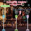 Straatlantaarn Zeepbel Machine Zeepbellen Blaasmachine Met Licht Muziek Automatisch Zeepbelpistool Buitenspellen Bruiloft Feest Speelgoed Kinderen