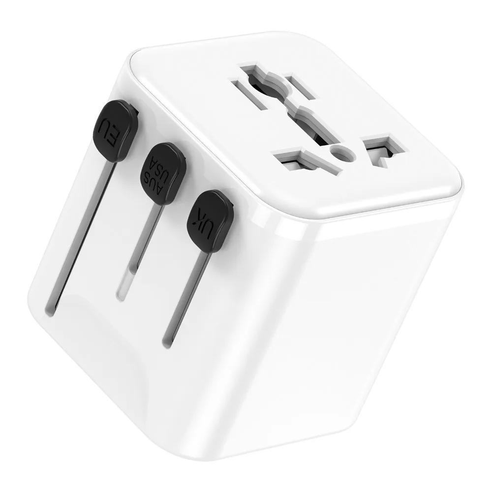 EU/UK/AUS/US/THA Universal Travel Plug Adapter Mini Lightweight International Plug Adapter Durable Portable белый