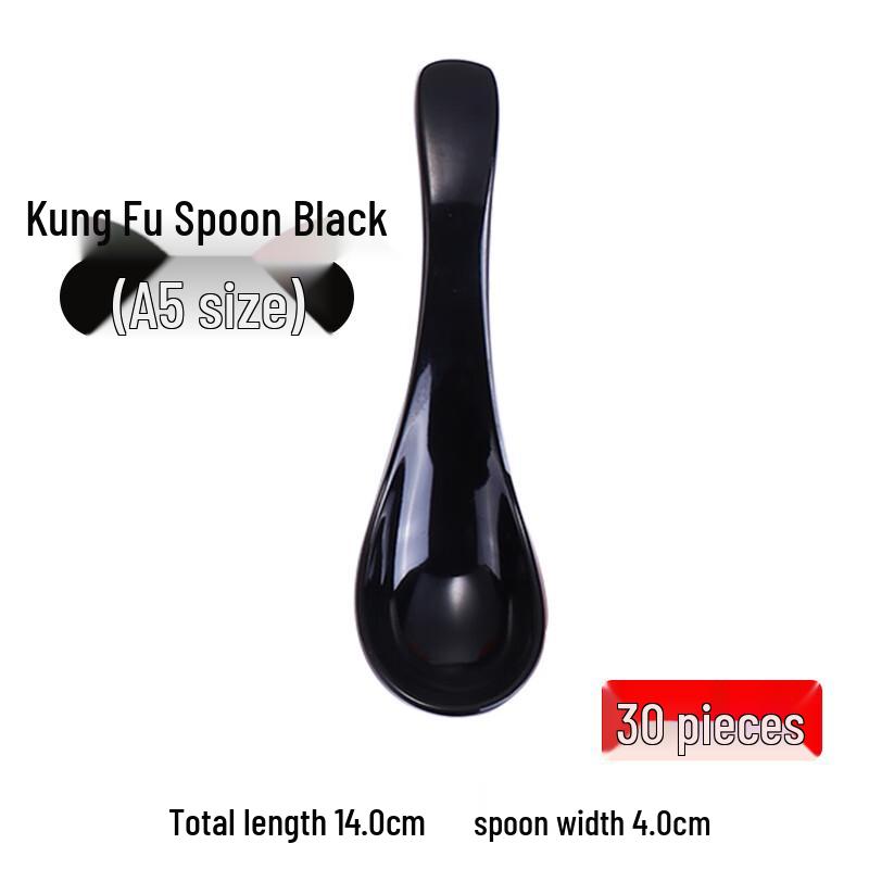MOLUONA A5 Melamine Soup Spoons