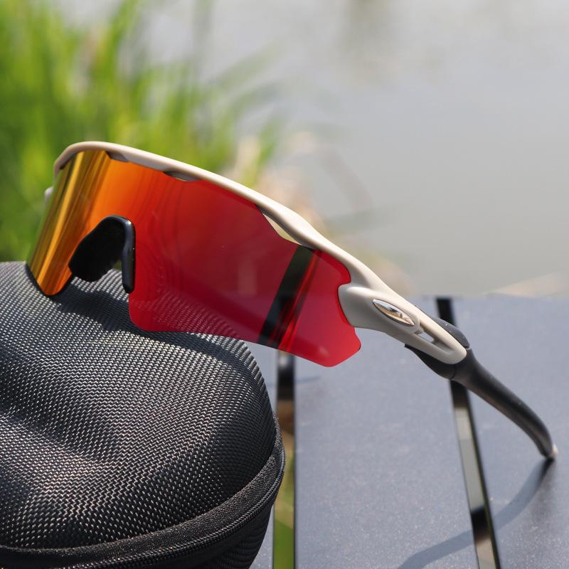 Cross-Border E-commerce TR90 Colorful Cycling Sunglasses for Outdoor Sports, Prescription-Compatible.