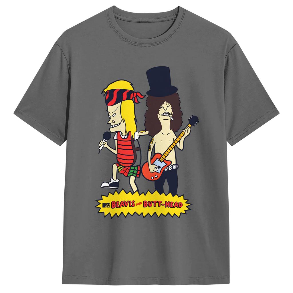 T-shirt Beavis and ButtHead Estiva Cotone T-shirt Per Adulto Harajuku Casual Maglietta Manica Corta Stile Street Top Magliette