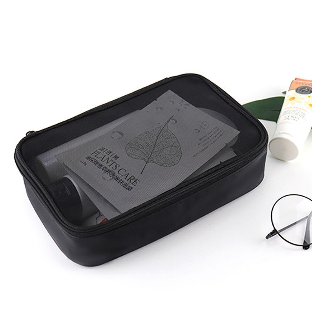 Nylon Toiletry Bag Female Travel Wash Pouch Bath Storage Makeup Case Storage Bag Mesh Cosmetic Bag