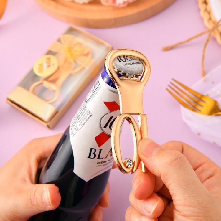 Golden Bottle Opener with Number Essential Beer Opener Tool for Any Celebration
