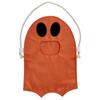 Halloween Ghost Candy Bag Portable Treat Storage Sack with Drawstring Handle Reusable Fabric Gift Holder for Party Favors and Trick or Treat
